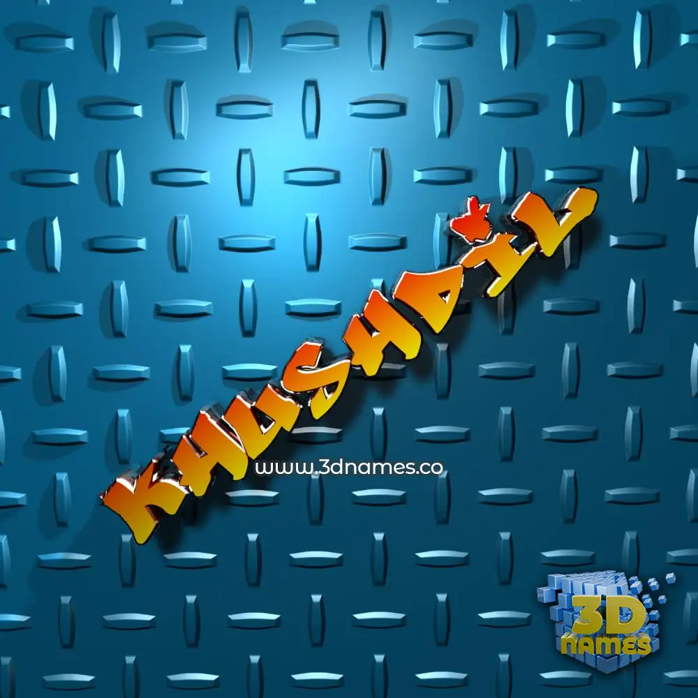 khushdil in Grid Style style - 3D name wallpaper