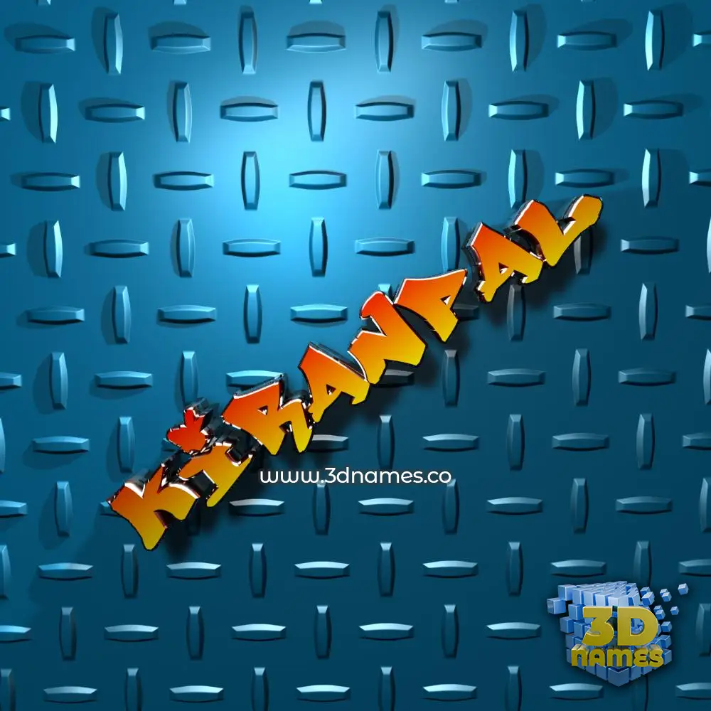 kiranpal in Grid Style style - 3D name wallpaper