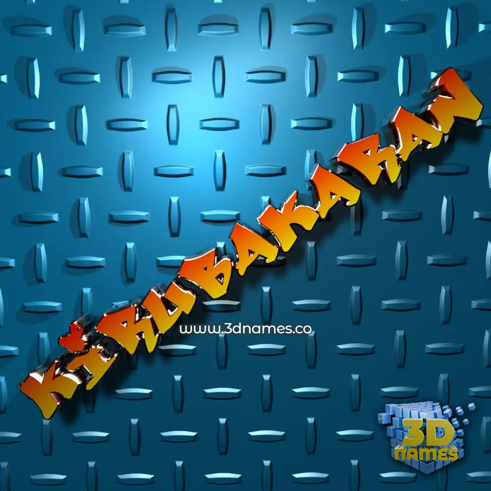 kirubakaran in Grid Style style - 3D name wallpaper