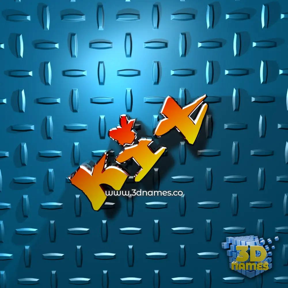 kit in Grid Style style - 3D name wallpaper