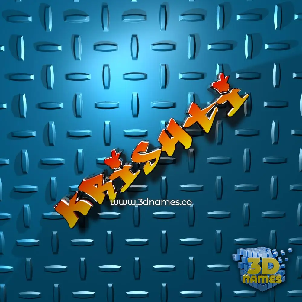 krishti in Grid Style style - 3D name wallpaper
