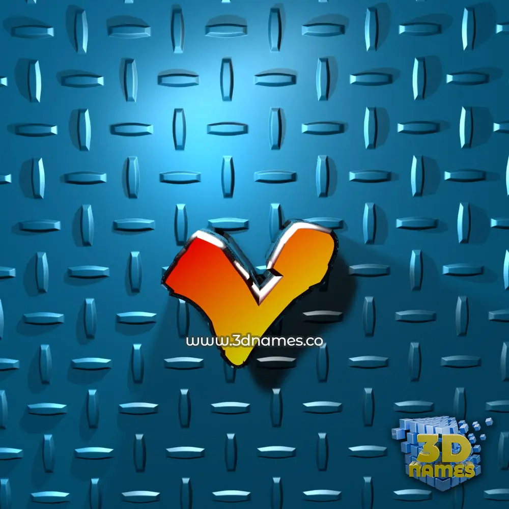 l in Grid Style style - 3D name wallpaper