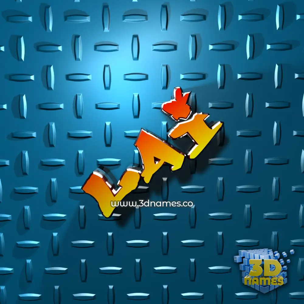 lai in Grid Style style - 3D name wallpaper