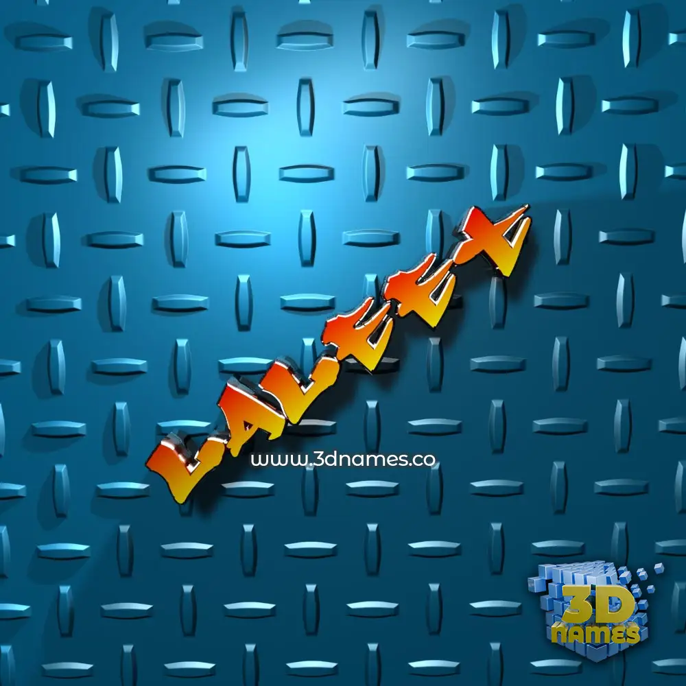 laleet in Grid Style style - 3D name wallpaper