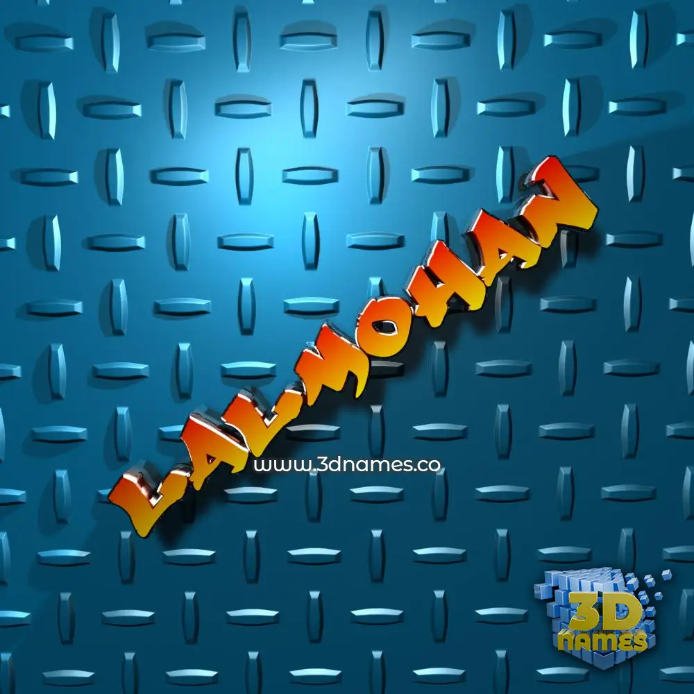 lalmohan in Grid Style style - 3D name wallpaper