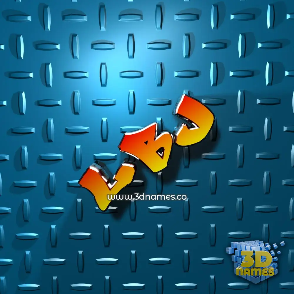 lbj in Grid Style style - 3D name wallpaper
