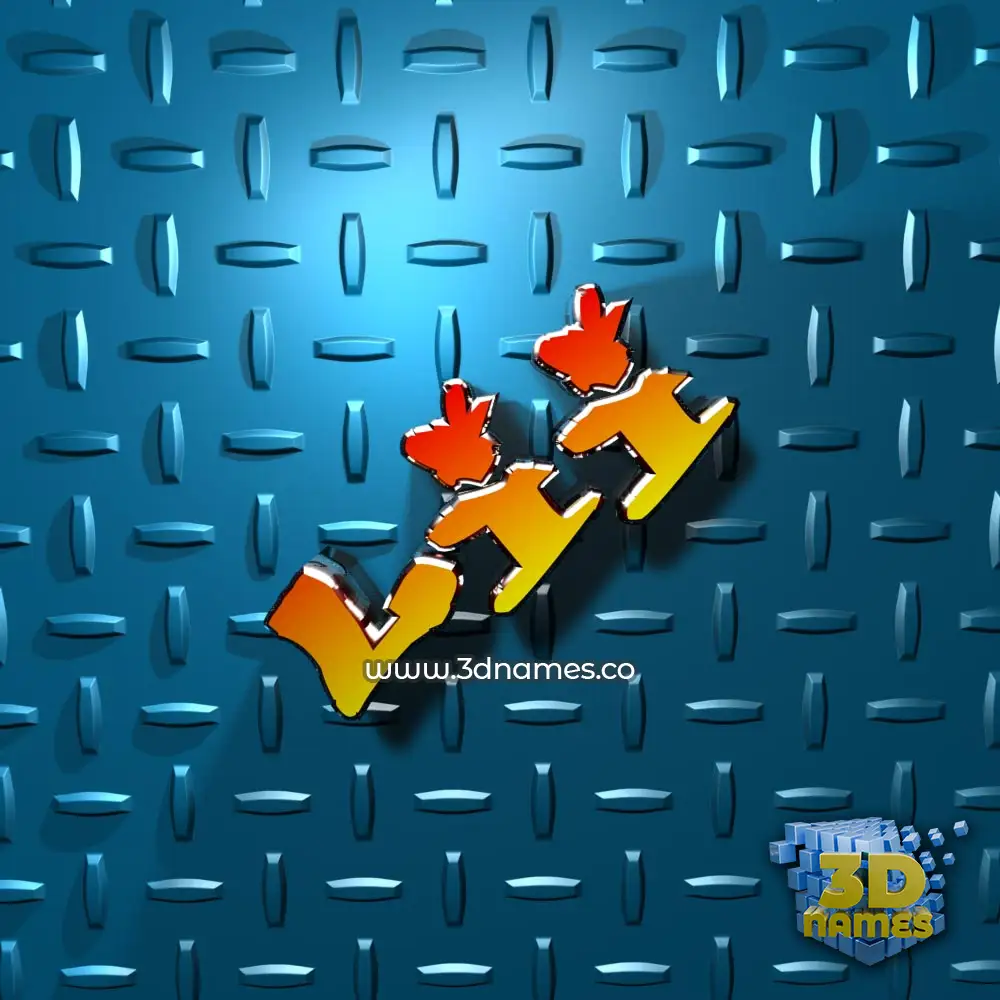 lii in Grid Style style - 3D name wallpaper
