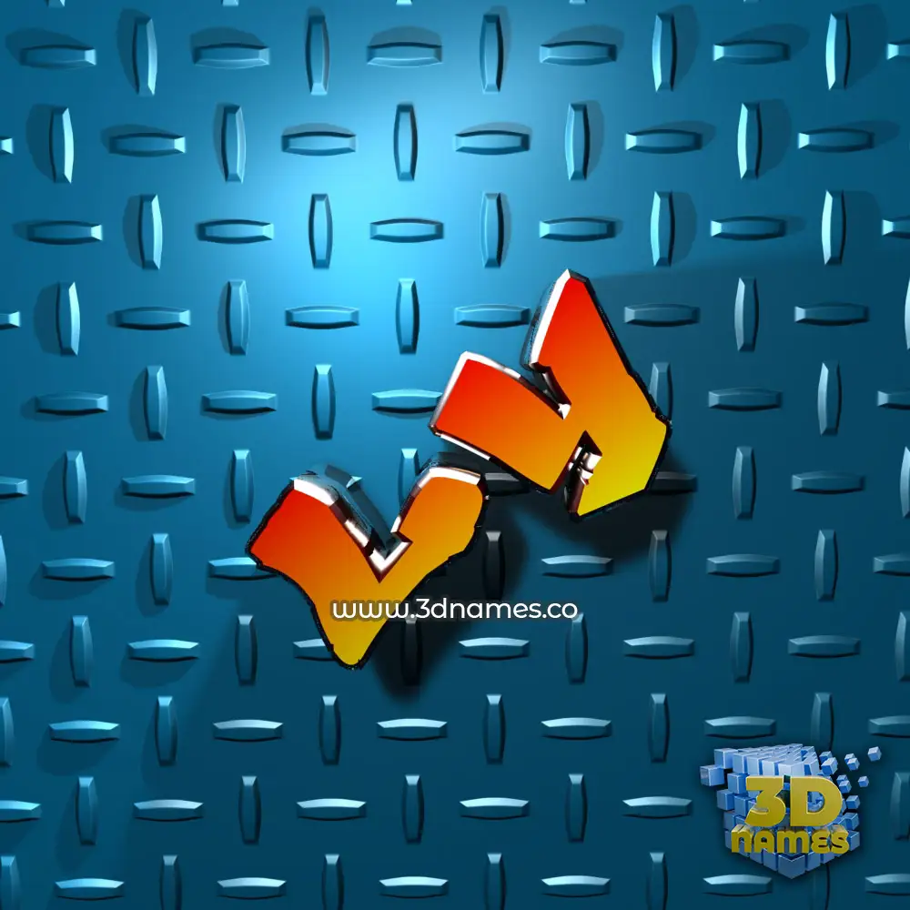 ly in Grid Style style - 3D name wallpaper