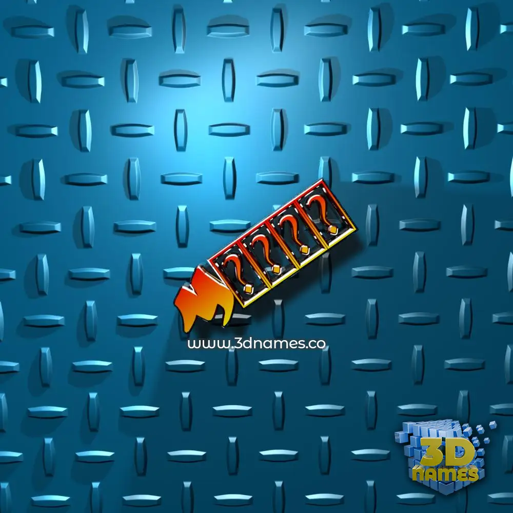 m1252 in Grid Style style - 3D name wallpaper