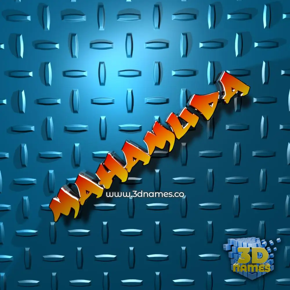 mahamuda in Grid Style style - 3D name wallpaper
