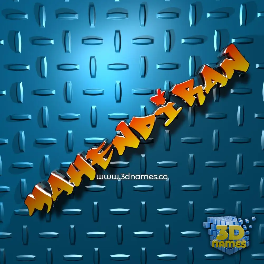 mahendiran in Grid Style style - 3D name wallpaper