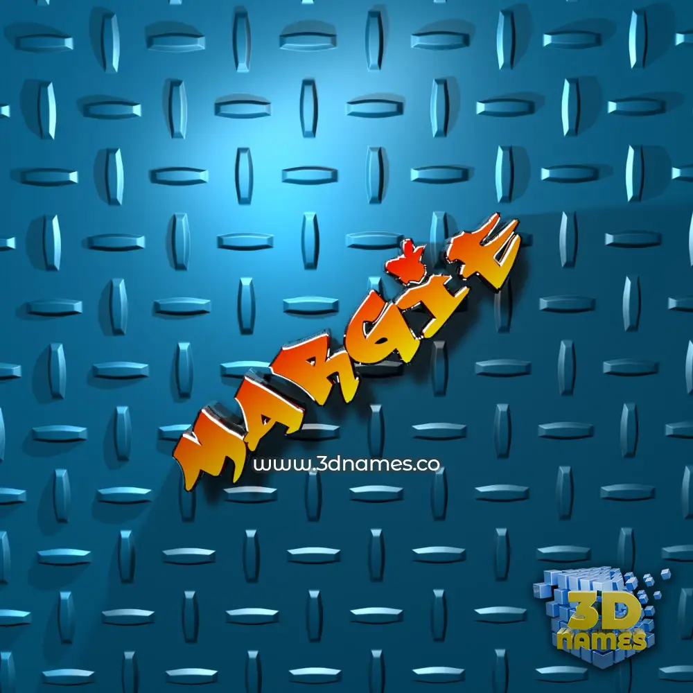 margie in Grid Style style - 3D name wallpaper