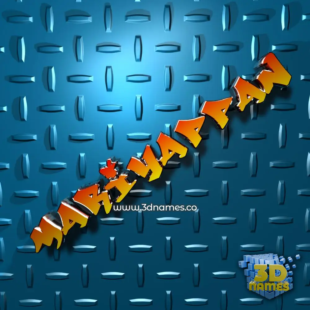 mariyappan in Grid Style style - 3D name wallpaper