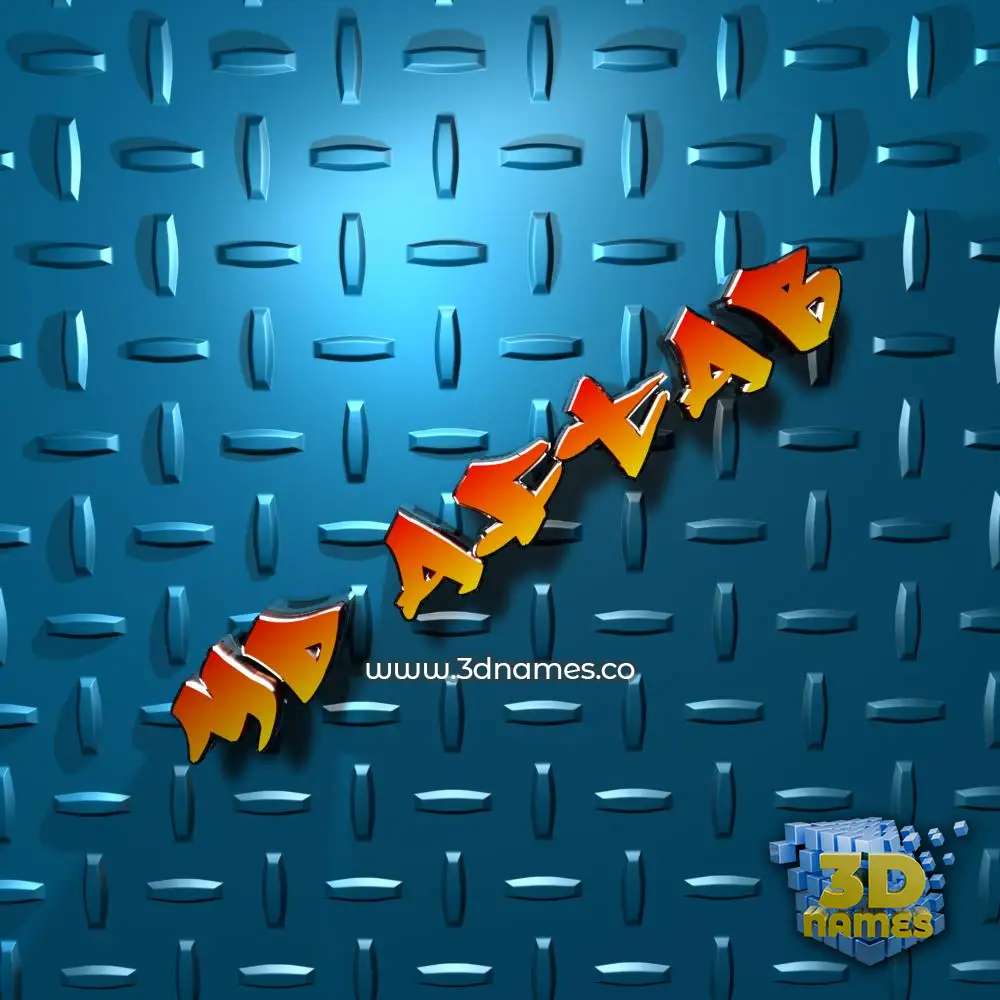 md aftab in Grid Style style - 3D name wallpaper