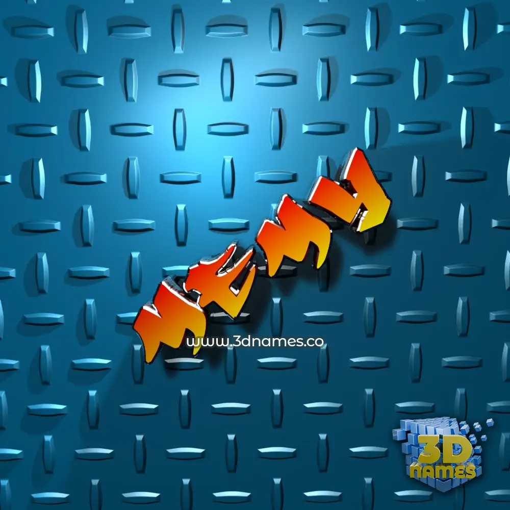memy in Grid Style style - 3D name wallpaper