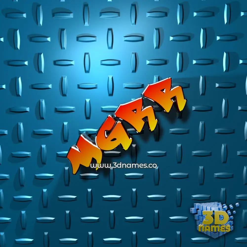mgrr in Grid Style style - 3D name wallpaper