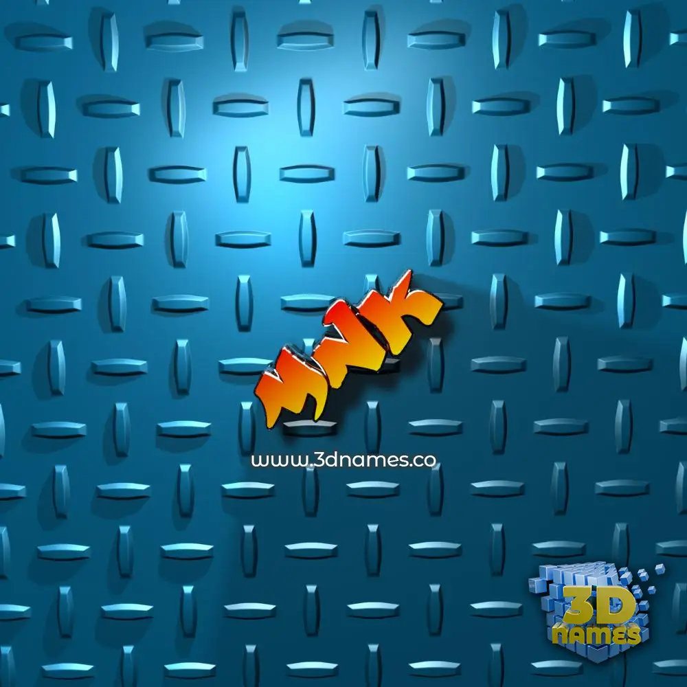 mnk in Grid Style style - 3D name wallpaper