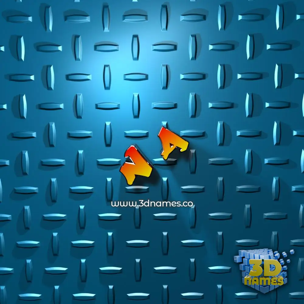 n a in Grid Style style - 3D name wallpaper