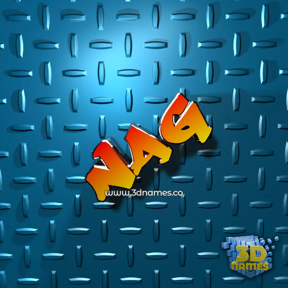 nag in Grid Style style - 3D name wallpaper