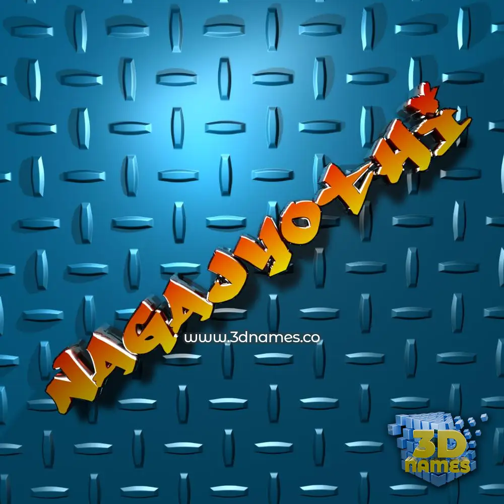 nagajyothi in Grid Style style - 3D name wallpaper