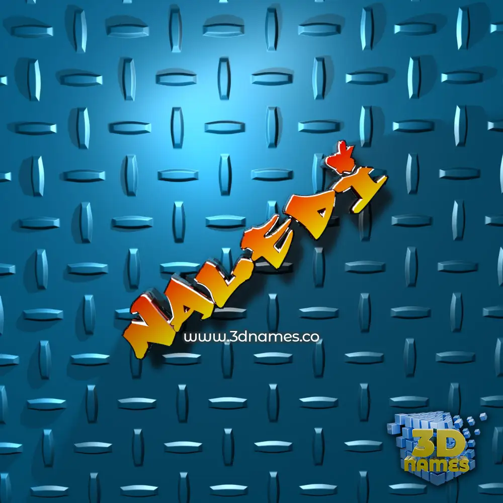 naledi in Grid Style style - 3D name wallpaper
