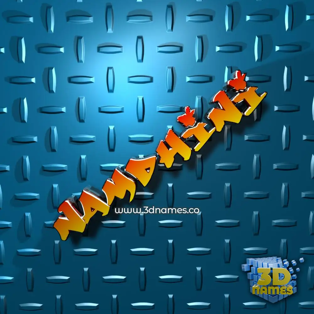namdhini in Grid Style style - 3D name wallpaper