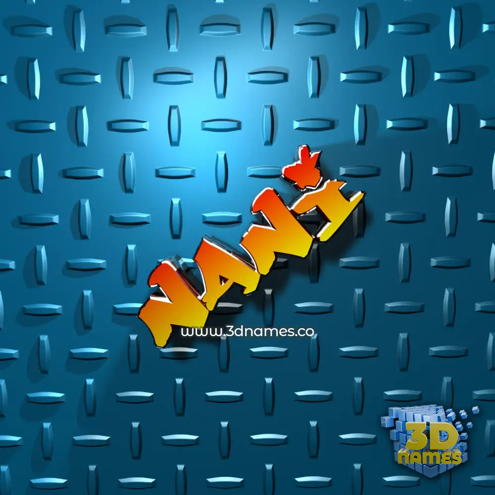 nani in Grid Style style - 3D name wallpaper