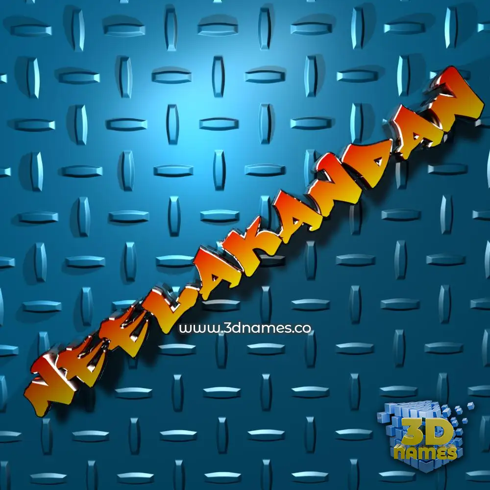 neelakandan in Grid Style style - 3D name wallpaper