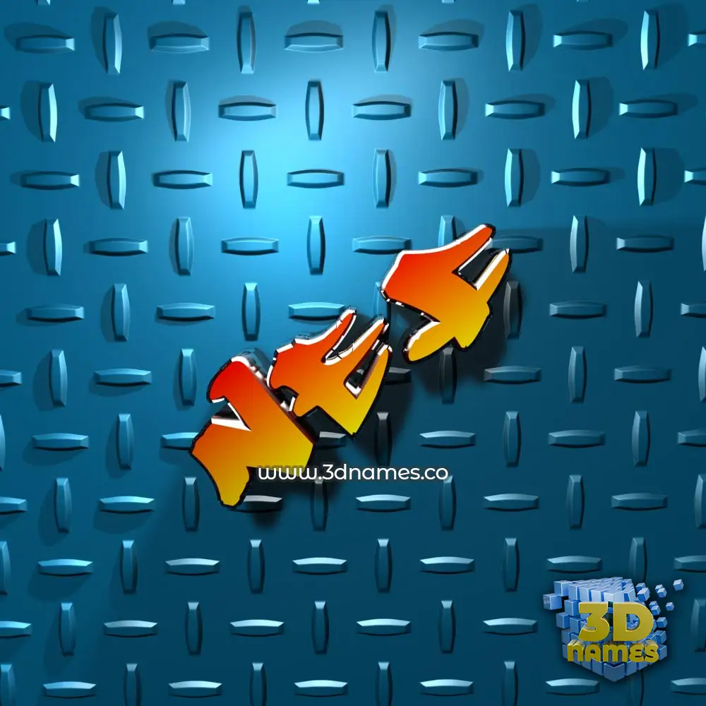 nef in Grid Style style - 3D name wallpaper