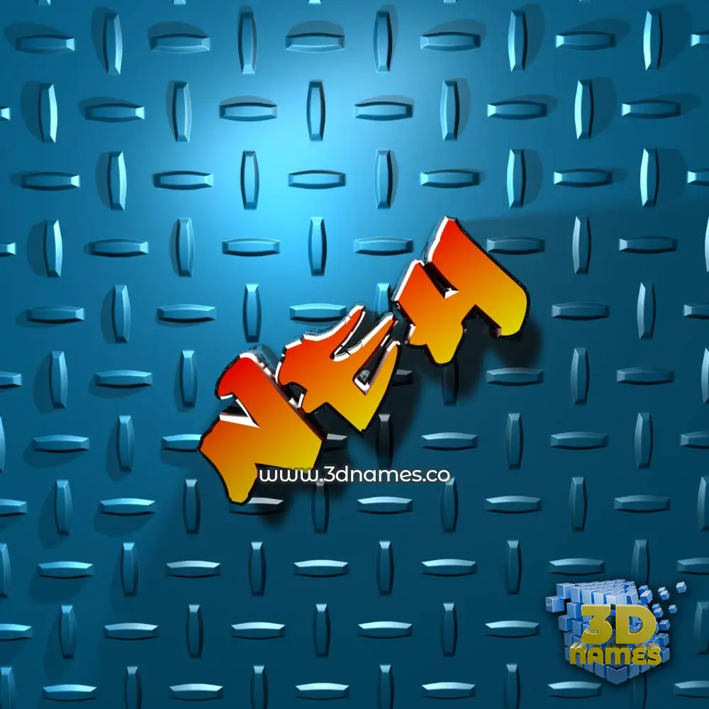 neh in Grid Style style - 3D name wallpaper