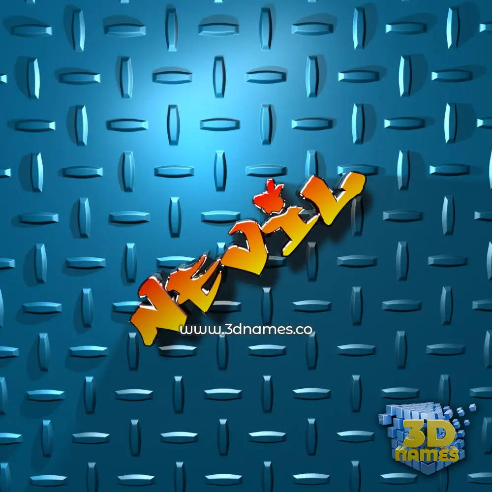 nevil in Grid Style style - 3D name wallpaper