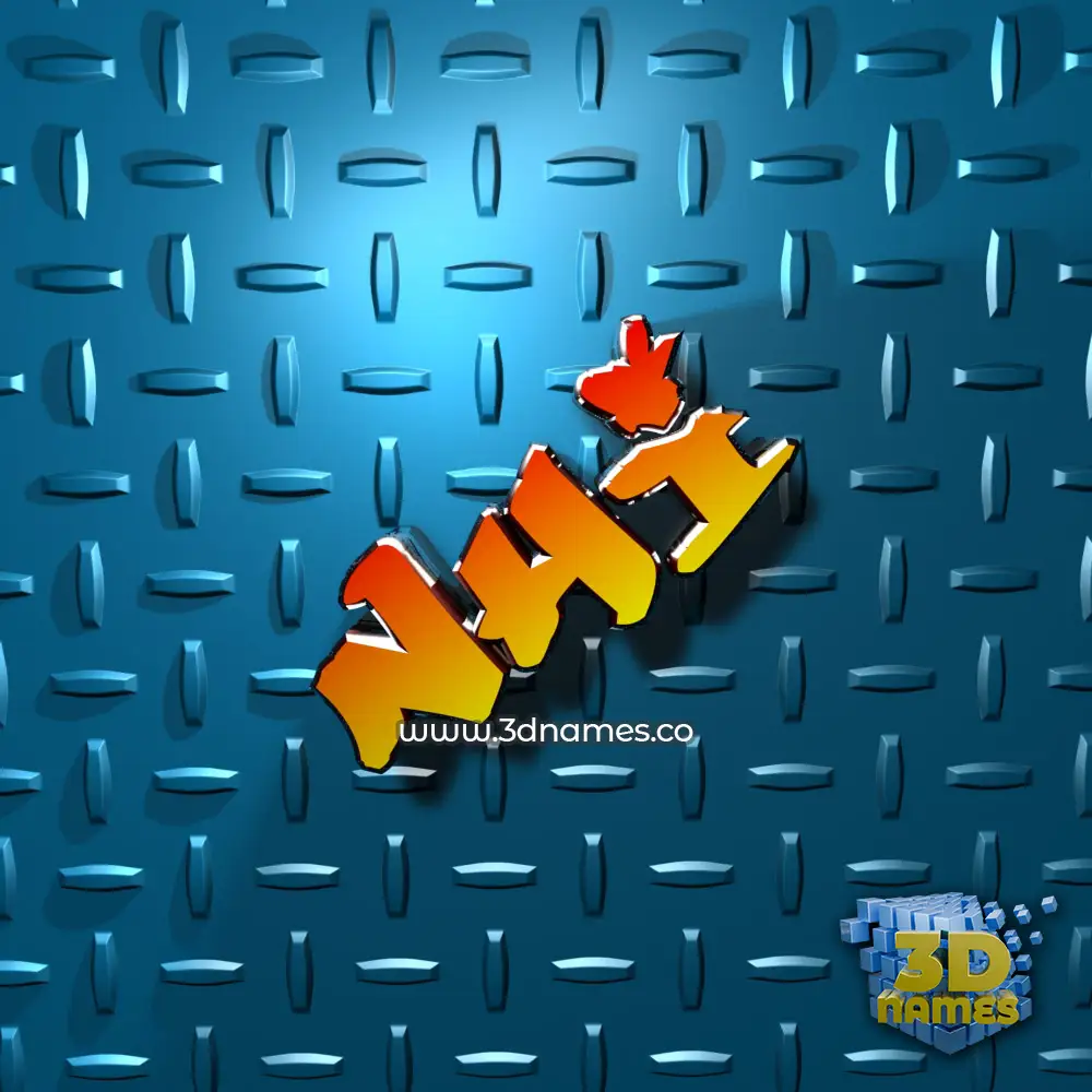 nhi in Grid Style style - 3D name wallpaper