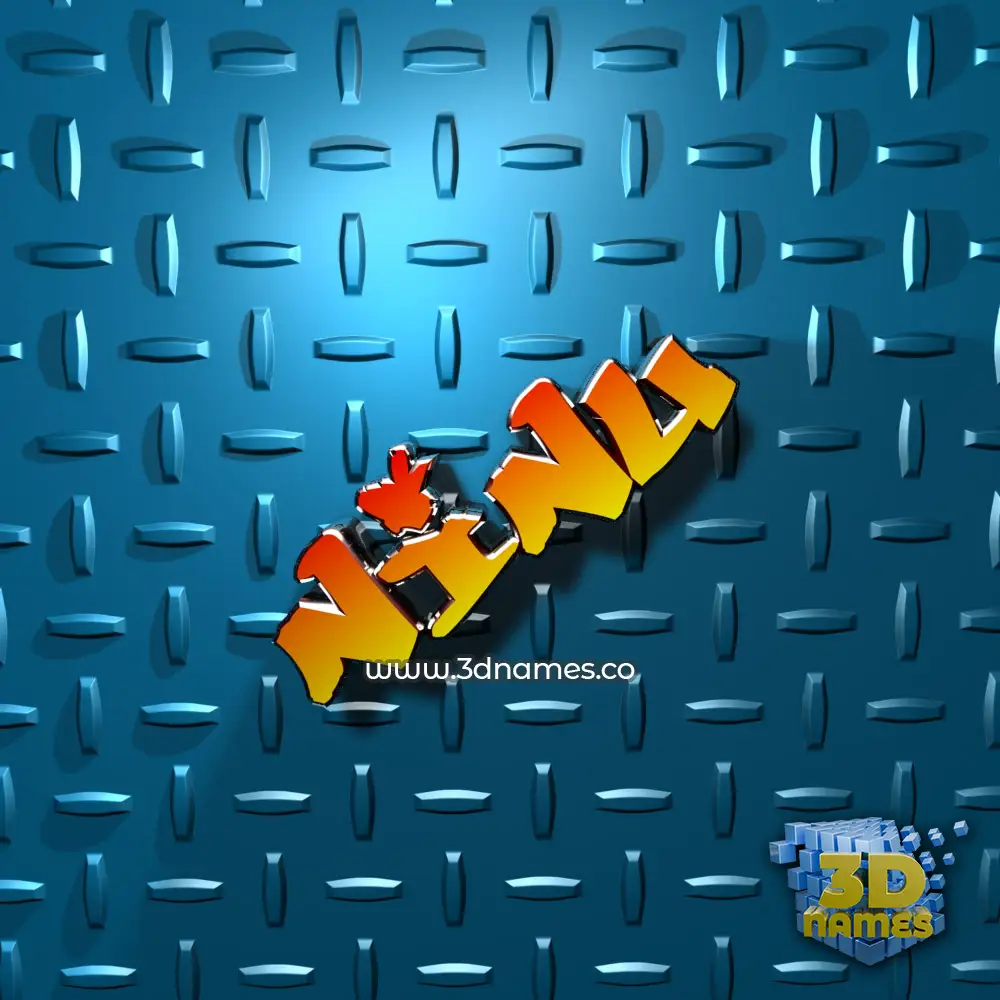 ninu in Grid Style style - 3D name wallpaper