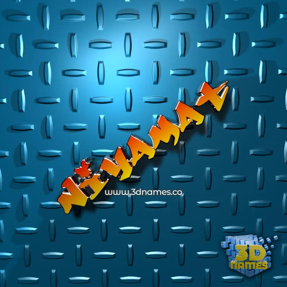 niyamat in Grid Style style - 3D name wallpaper