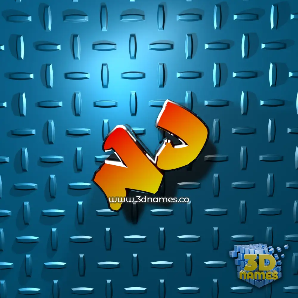 nj in Grid Style style - 3D name wallpaper