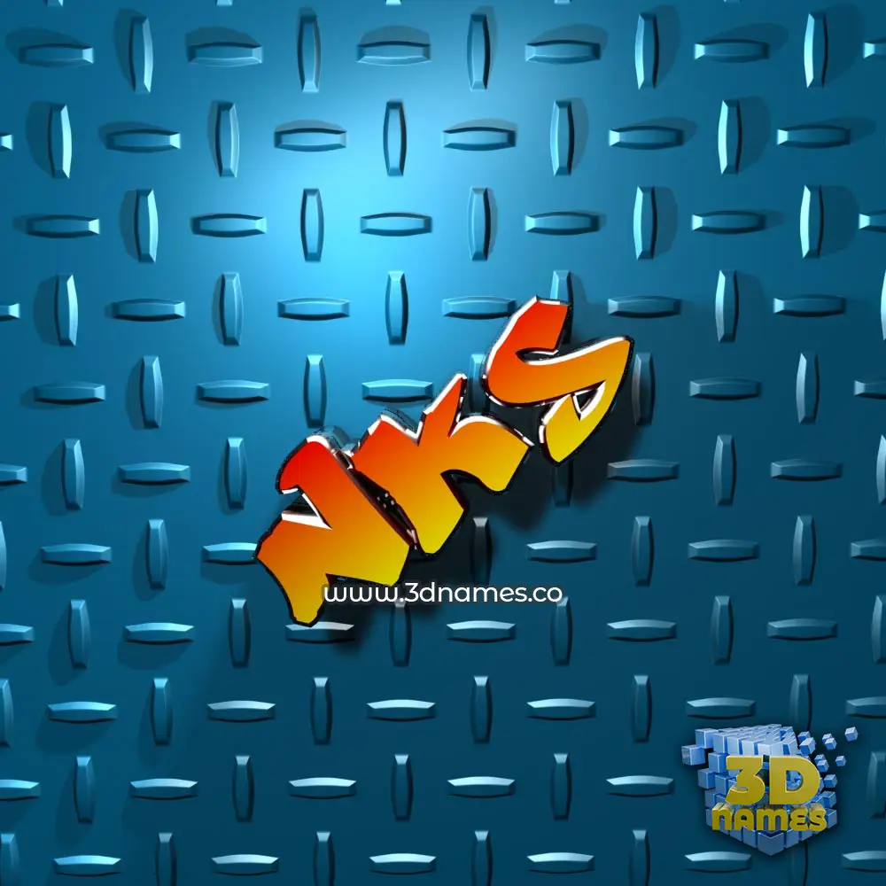nks in Grid Style style - 3D name wallpaper