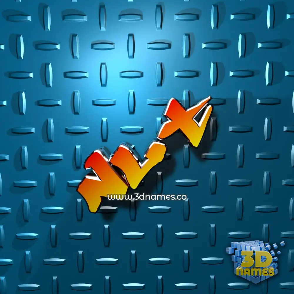 nlt in Grid Style style - 3D name wallpaper