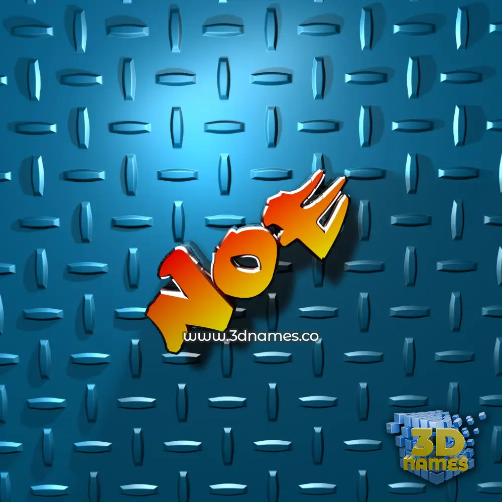 noe in Grid Style style - 3D name wallpaper