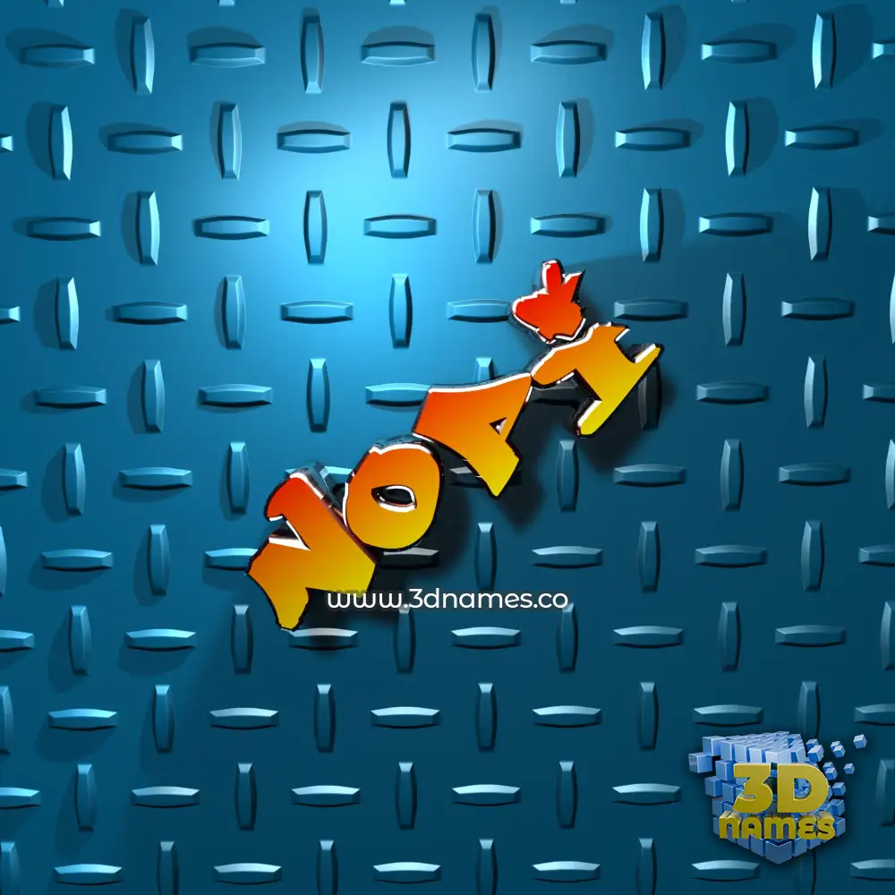 nopi in Grid Style style - 3D name wallpaper