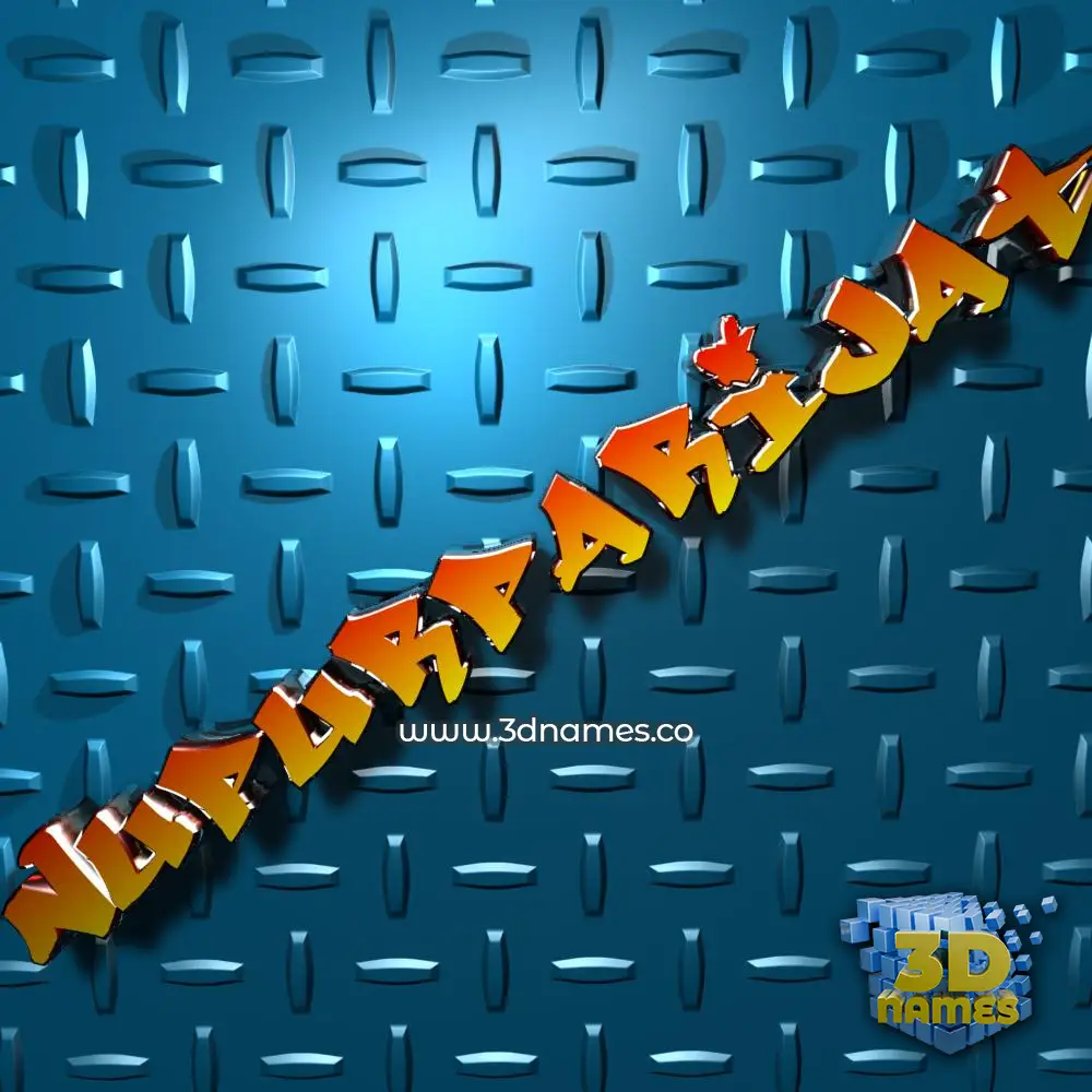 nupurparijat in Grid Style style - 3D name wallpaper