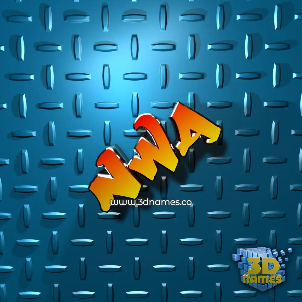 nwa in Grid Style style - 3D name wallpaper