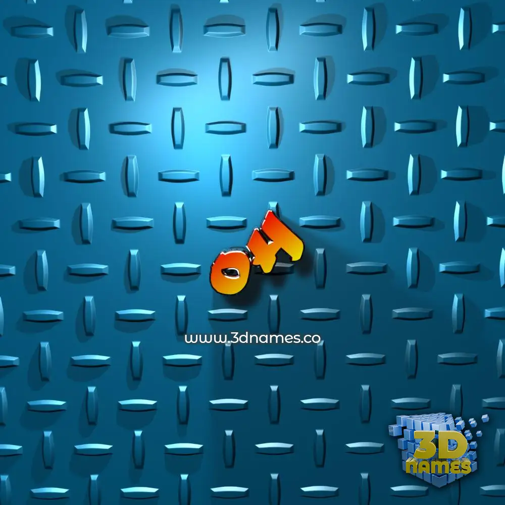 oh in Grid Style style - 3D name wallpaper