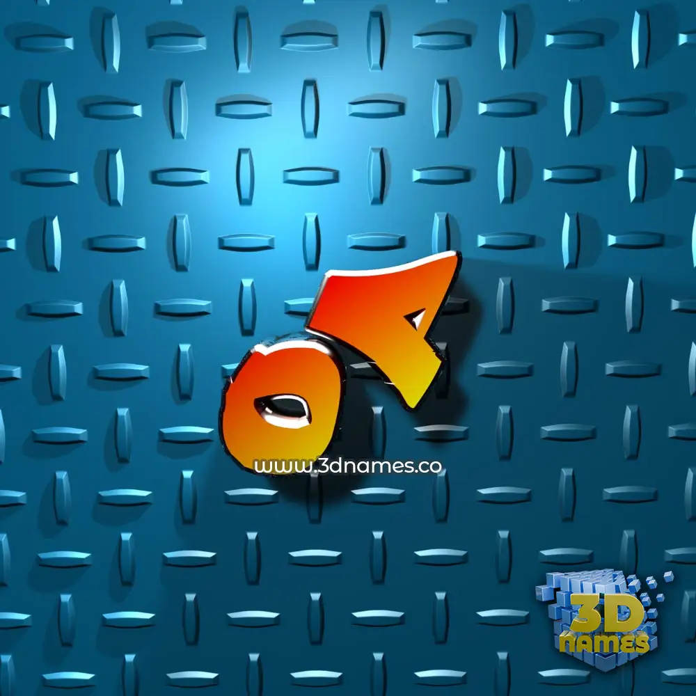 op in Grid Style style - 3D name wallpaper