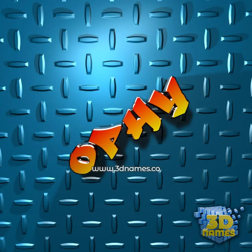 ophy in Grid Style style - 3D name wallpaper