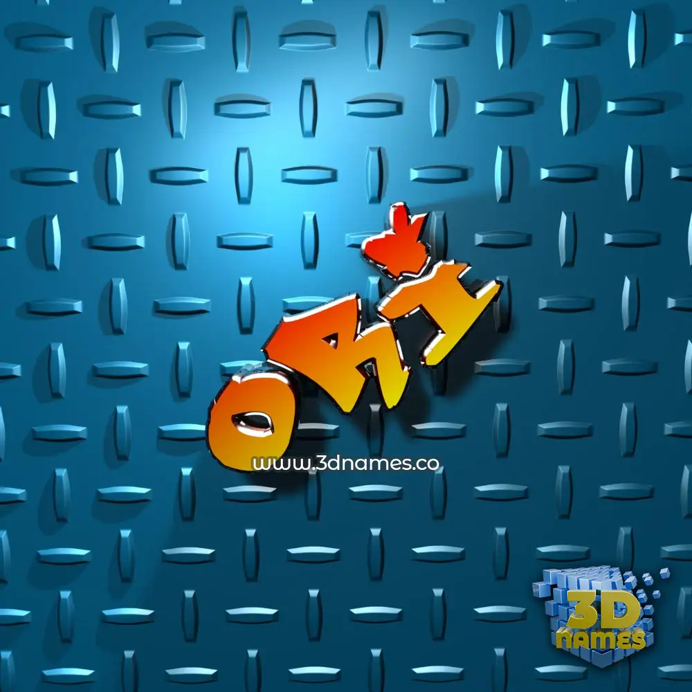ori in Grid Style style - 3D name wallpaper