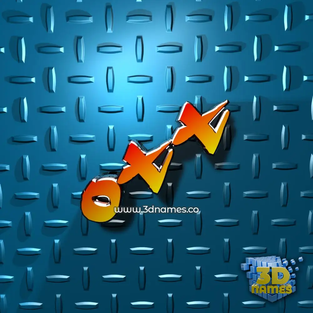 ott in Grid Style style - 3D name wallpaper