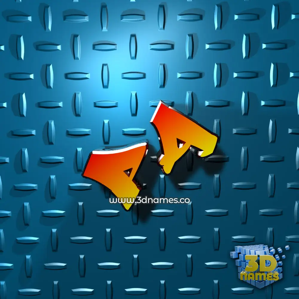 pa in Grid Style style - 3D name wallpaper