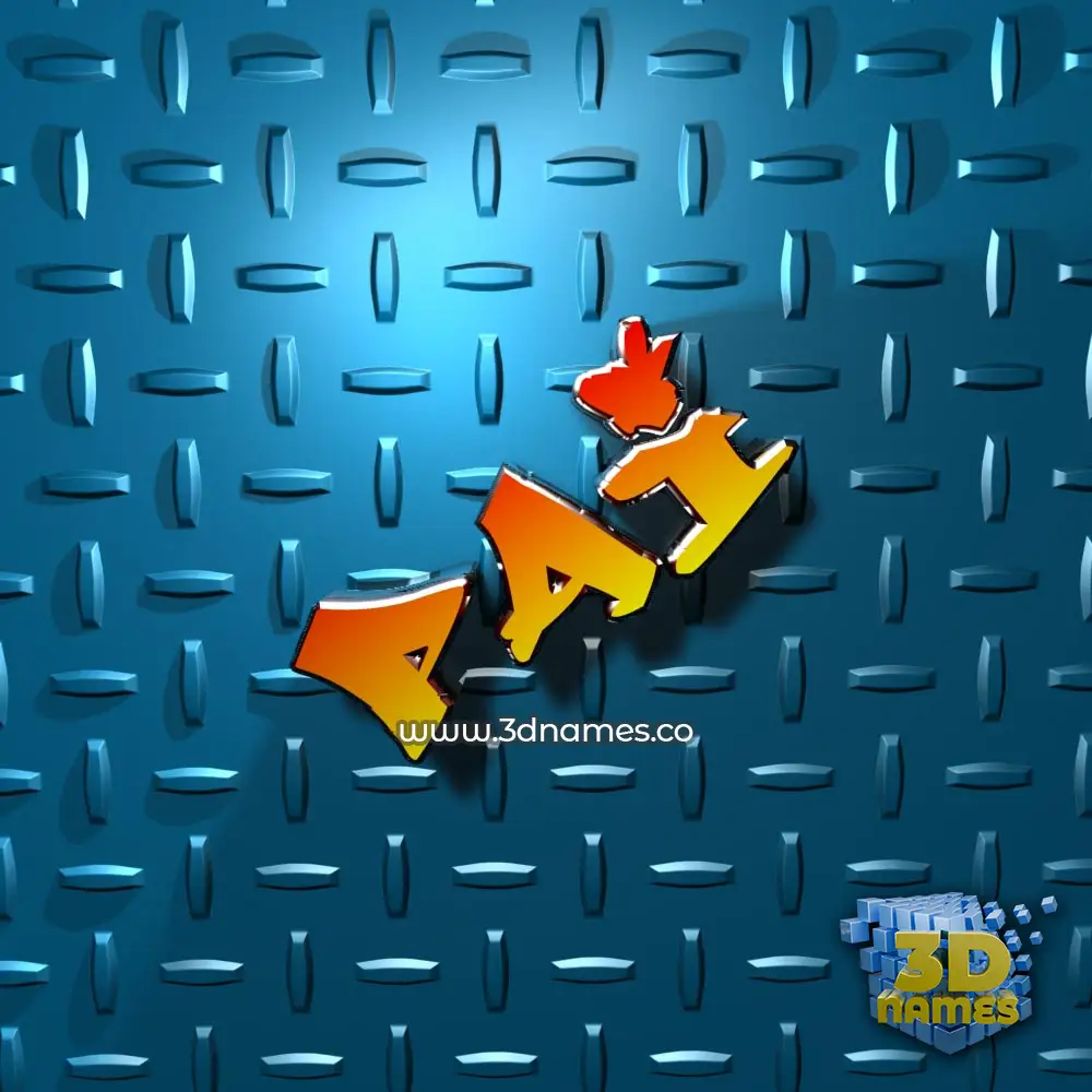 pai in Grid Style style - 3D name wallpaper