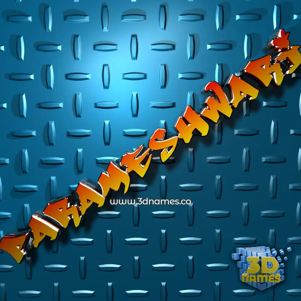 parameshwari in Grid Style style - 3D name wallpaper