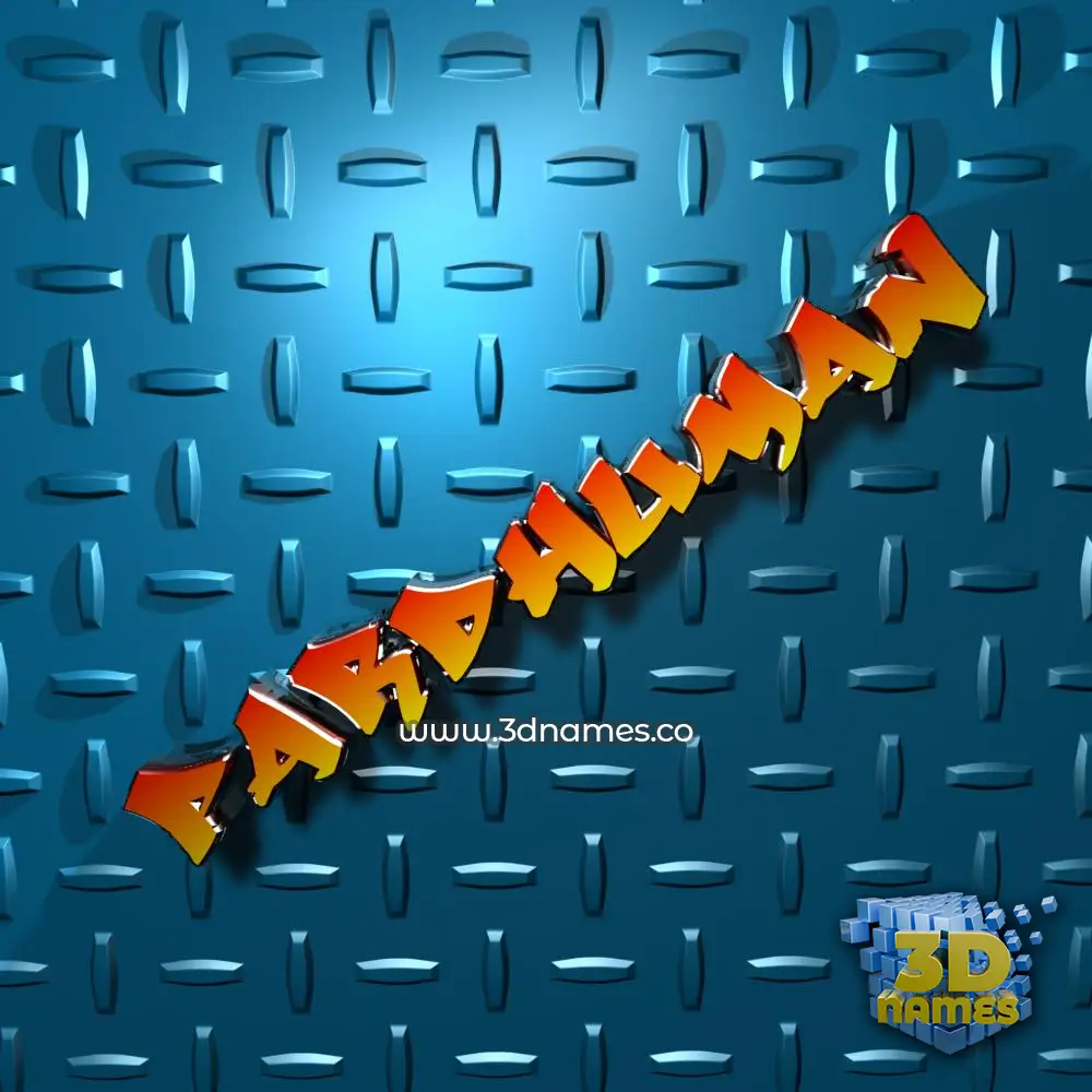 pardhuman in Grid Style style - 3D name wallpaper